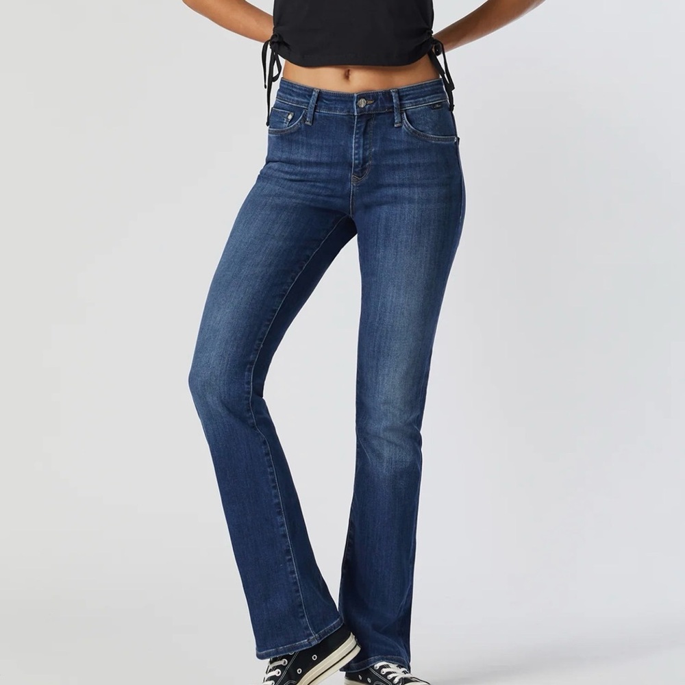 Mavi Dark Blue Women's Boot Cut Jeans